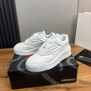 Versace White Medusa Men Sneakers